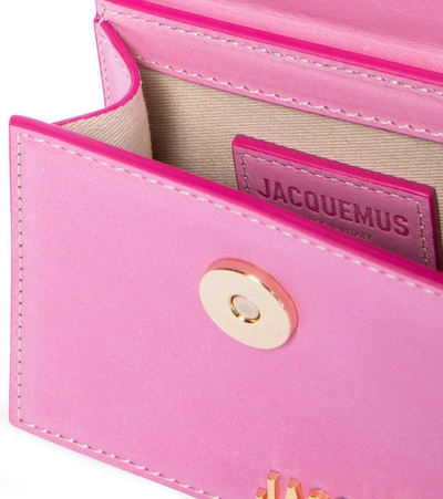 Shop Jacquemus Le Chiquito Leather Tote In Pink