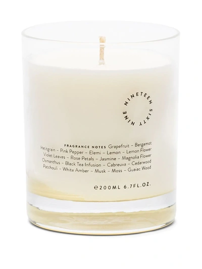 Shop 19-69 Neutral Villa Nellcôte Scented Candle In Yellow