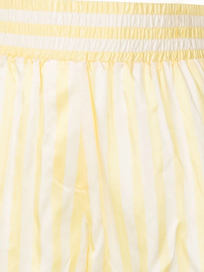 Morgan Lane Corey Pyjama Shorts In Yellow