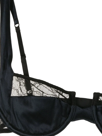 KIKI DE MONTPARNASSE LACE INSERT BALCONETTE BRA 