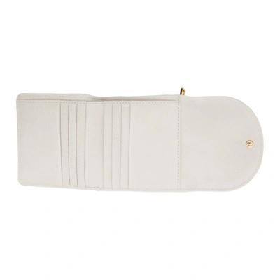 Shop See By Chloé Off-white Hana Square Wallet In 24h Cement