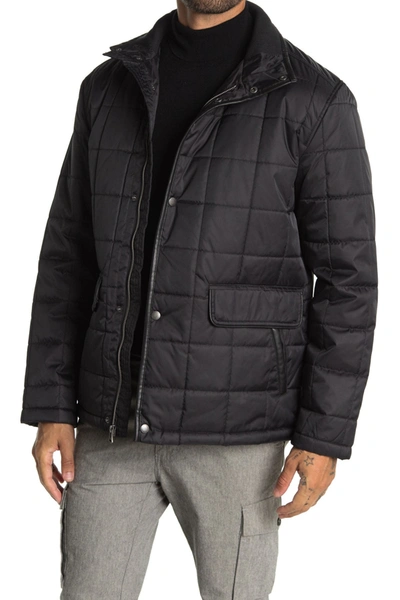 Shop Cole Haan Quilted Jacket In Black