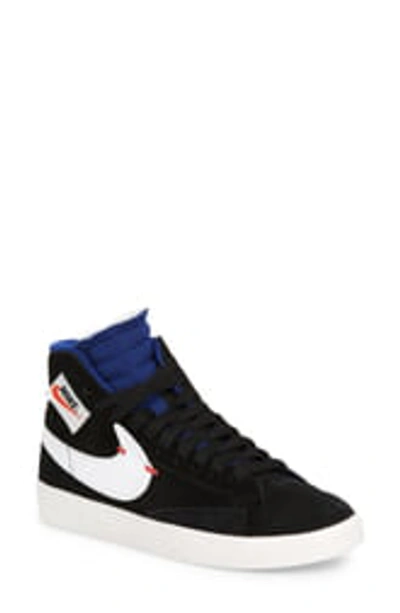 Shop Nike Blazer Mid Rebel Sneaker In 005 Black/smtwht