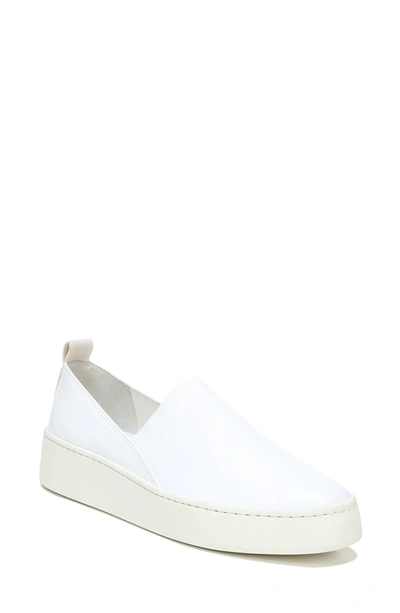 Shop Vince Saxon 2 Slip-on Sneaker In Optic White