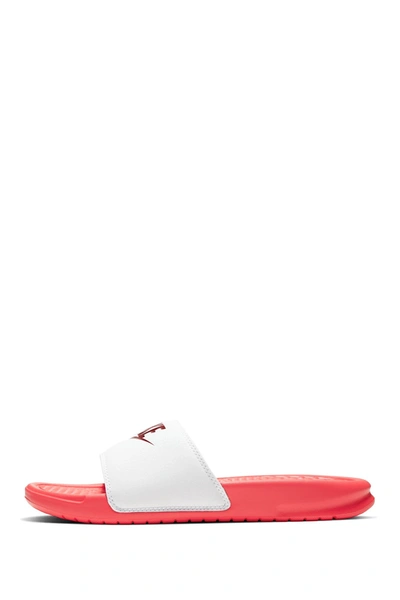 Shop Nike Benassi Slide Sandal In 617 Tracre/noblrd