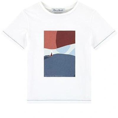 Shop Tartine Et Chocolat White Sea T-shirt In Blue