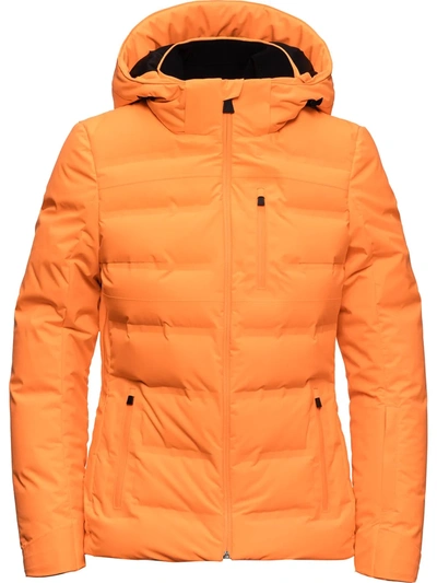 Shop Aztech Mountain Nuke Hooded Puffer Jacket In Orange
