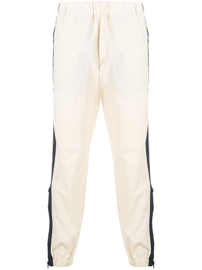 Shop Kenzo Panelled Detail Track Pants In Neutrals