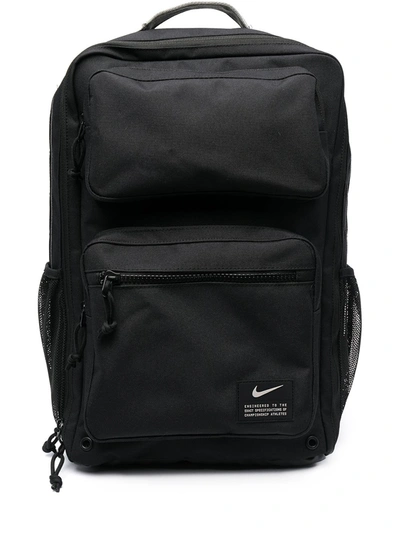 Shop Nike Logo-patch Backpack In Black