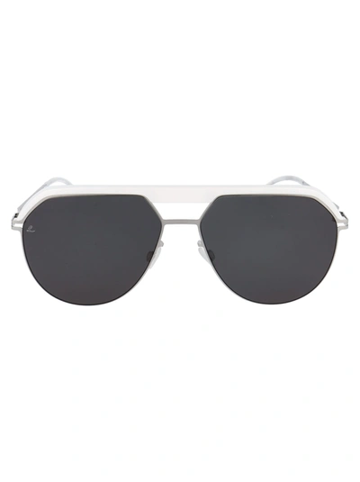 Shop Mykita Ml02 Sunglasses In 523 Mh52 Signal White/ssl