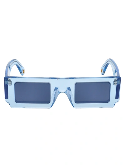 Shop Jacquemus Les Lunettes Soleil Sunglasses In Shade Of Blue