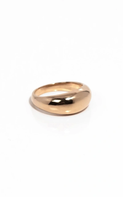 Shop Young Frankk Women's Sawyer Dome 14k Gold-vermeil Ring