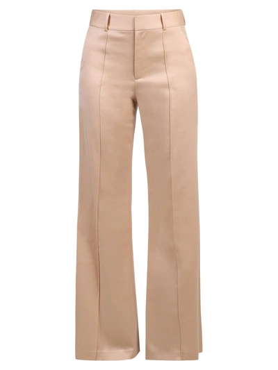 Shop Alice And Olivia Paula Trousers In Beige