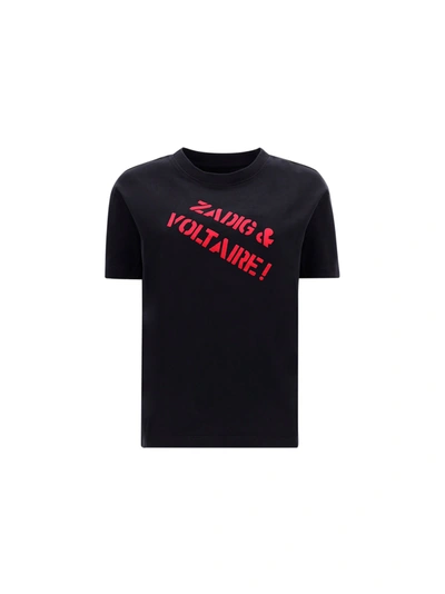 Shop Zadig & Voltaire Dyma T-shirt In Black