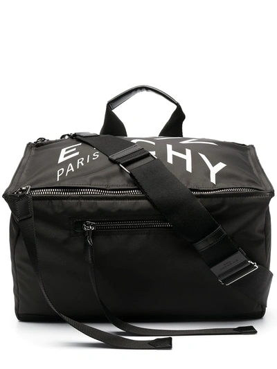 Shop Givenchy Pandora Logo-print Bag In Black