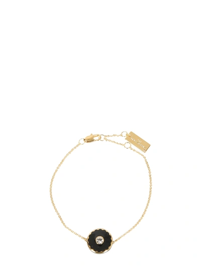 Shop Marc Jacobs The Medallion Studs Bracelet In Black