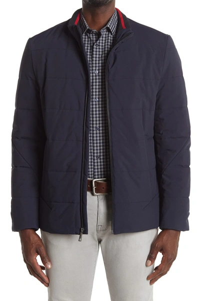Cardinal Of Canada Brogan Quilted Bomber Jacket In Navy | ModeSens