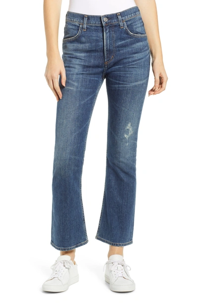 Shop Citizens Of Humanity Drew Crop Flare Jeans In Alright Med Vi