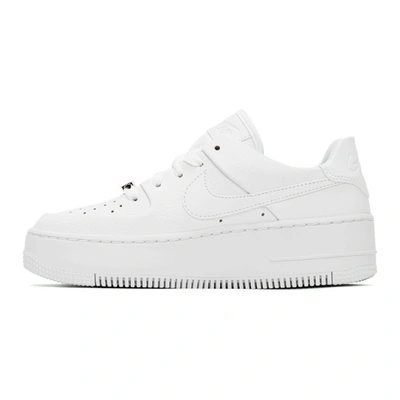 White Air Force 1 Sage Low Sneakers | ModeSens