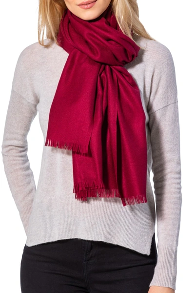 Shop Amicale Solid Pashmina Scarf In 601brd