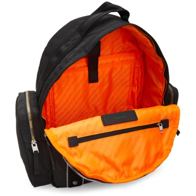 Shop Diesel Black Nylon Bisie Backpack In T8013 Black