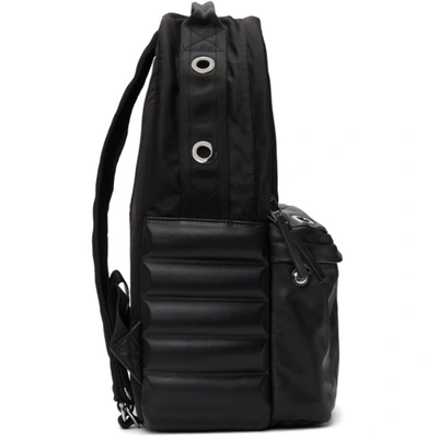 Shop Diesel Black Dhorian Lp Backpack In T8013 Black