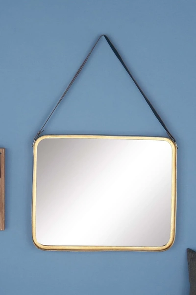 Shop Willow Row Metal Square Wall Mirror