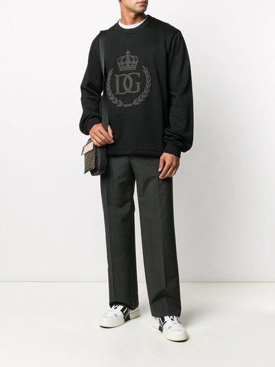 Shop Dolce & Gabbana Sweatshirt In Black