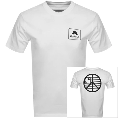 Shop Carhartt Short Sleeved Peace State T Shirt White