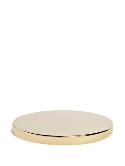 Shop Skultuna Karui Large Tray In Gold