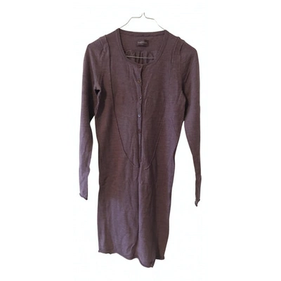 Pre-owned Zadig & Voltaire Wool Mid-length Dress In Purple