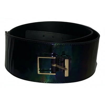 Pre-owned Maison Boinet Patent Leather Belt