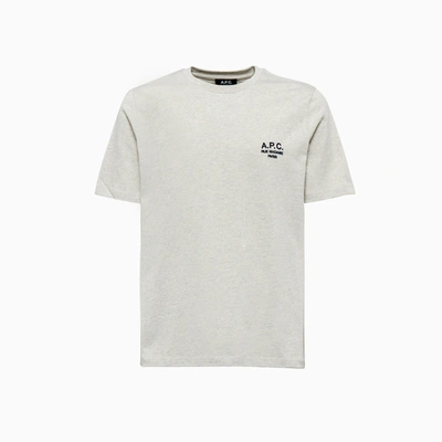 Apc A.p.c. Raymond T Shirt With Embroidered Logo In White