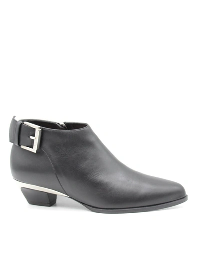 Shop N°21 Leather Ankle Boots In Black