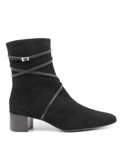 Shop Giuseppe Zanotti Prue Suede Ankle Boots In Black