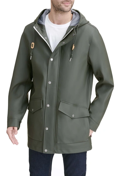 Levi's Rainy Days Hooded Jacket In Olive