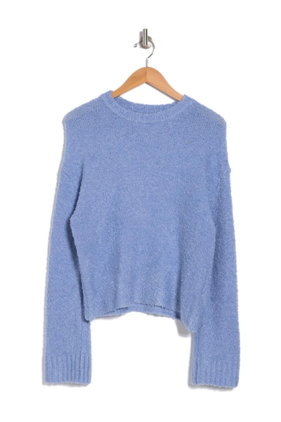 Shop Abound Boucle Knit Dolman Sweater In Blue Forever