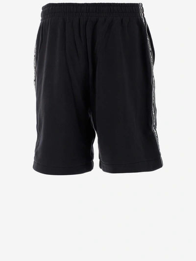 Shop Burberry Shorts In Nero