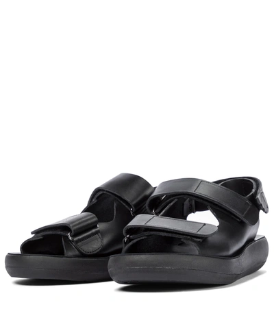 Shop Ancient Greek Sandals Olympia Comfort Leather Sandals In Black