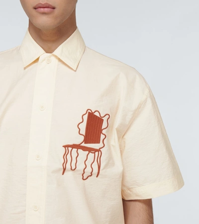 Shop Jacquemus La Chemise Moisson Shirt In White