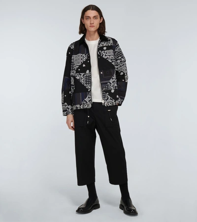 Shop Sacai Hank Willis Thomas Printed Jacket In Multicoloured