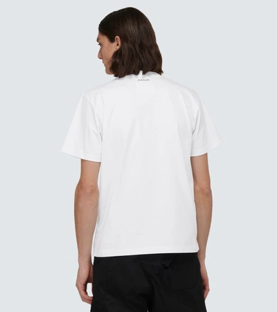 Shop Sacai Hank Willis Thomas Graphic T-shirt In White