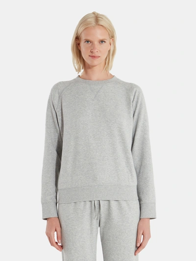 Shop Richer Poorer Crewneck Fleece Sweatshirt In Light Heather Grey