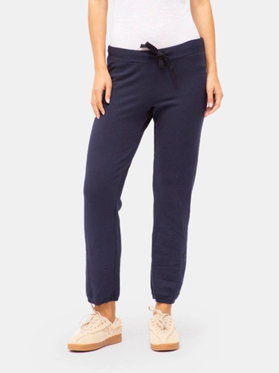 Shop Stateside Fleece Relaxed Pant In Navy