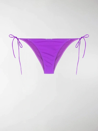 Shop Ack Stella Bikini Bottoms In Purple