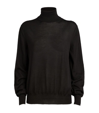 Shop The Row Cashmere Lambeth Sweater In Black