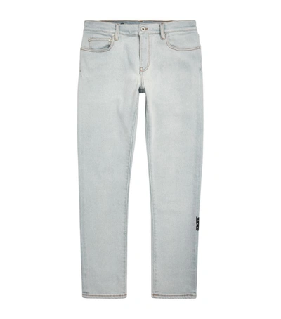 Shop Off-white Diagonals Skinny Jeans