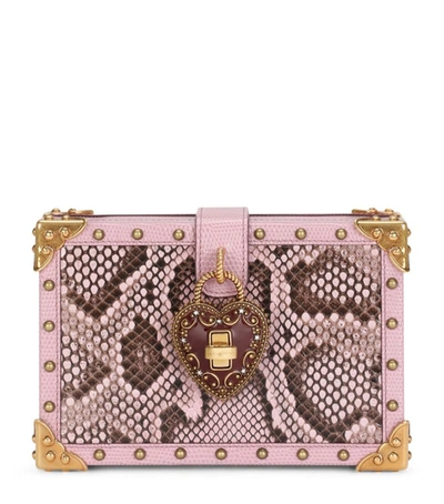 Shop Dolce & Gabbana Leather My Heart Box Bag