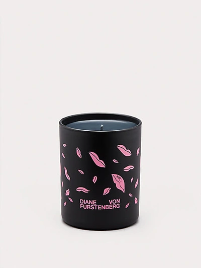 Shop Diane Von Furstenberg French Roses & Berries Scented Candle In Hot Lips