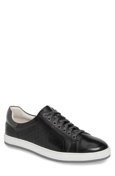 Shop English Laundry Harry Leather Sneaker In Black